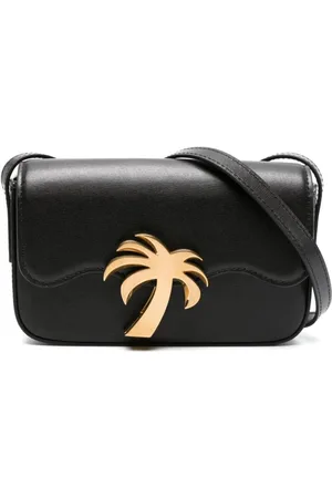 Palm Angels Palm Beach leather crossbody bag