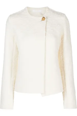 Chloé Textured wool-blend jacket