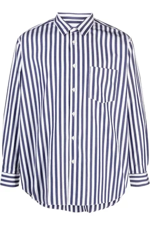 Comme des Garçons Striped poplin shirt