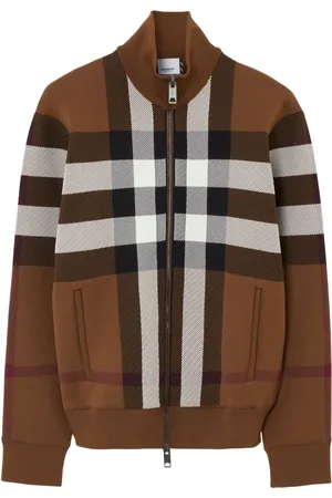 Burberry Men's Wivelsfield Leather Bomber Jacket