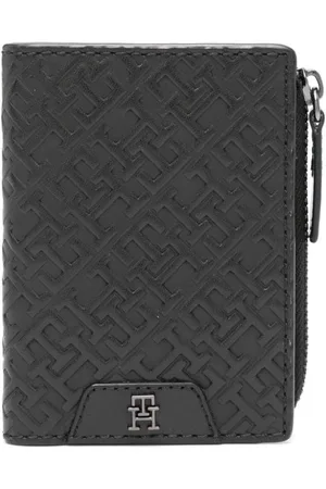 Tommy Hilfiger Monogram-Embossed Leather Wallet