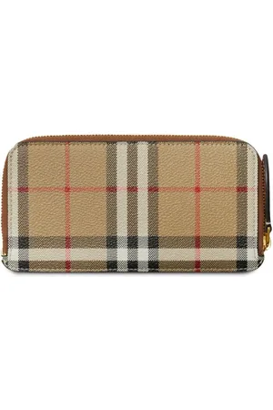 Burberry Vintage Check Leather Wallet - Farfetch