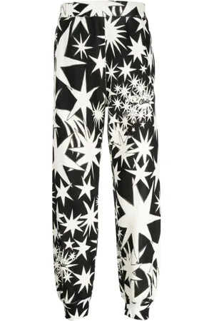 UNDERCOVER Star-print cotton track pants