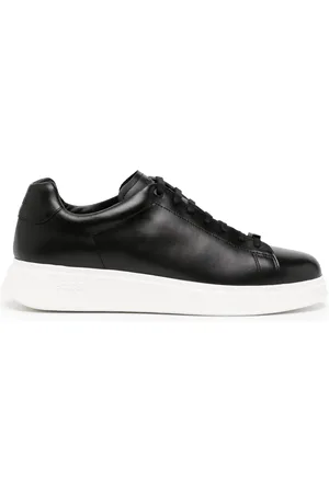 HUGO BOSS Lace-up leather sneakers