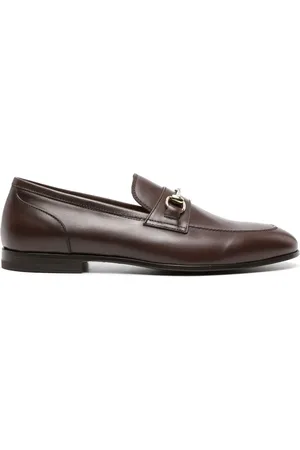 Scarosso Horsebit-detail leather loafers