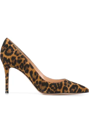 Gianvito Rossi Gianvito 85mm leopard-print pumps
