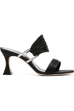 Manolo Blahnik Chinap 70mm satin mules