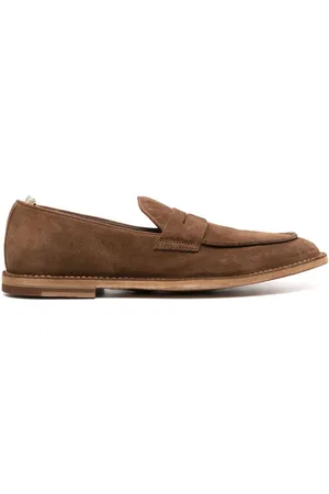 Officine Creative Steple 020 suede loafers - Brown