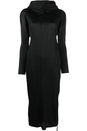 PLEATS PLEASE ISSEY MIYAKE High-neck pleated dress