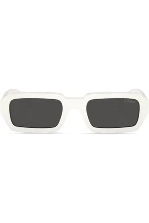 Prada Logo-lettering rectangular sunglasses