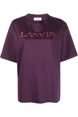 Lanvin Logo-appliqu?? cotton T-shirt