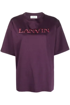 Lanvin Logo-appliqué cotton T-shirt
