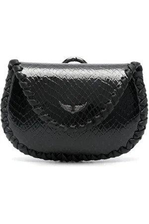 Zadig&Voltaire Rock logo-plaque Clutch Bag - Farfetch