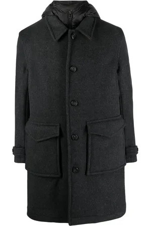 Woolrich Wool-blend button-up coat