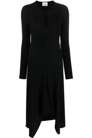Isabel Marant Keyhole-neck midi dress
