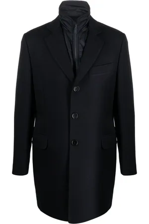 FAY Layered single-breasted coat