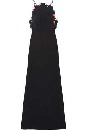 Puccini Scallop-trim maxi dress