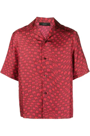 Louis Vuitton Silk Monogram Dice Print Shirt - Blue Casual Shirts