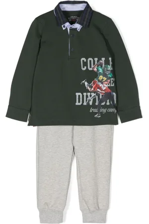 Lapin House Graphic-print zip-up tracksuit
