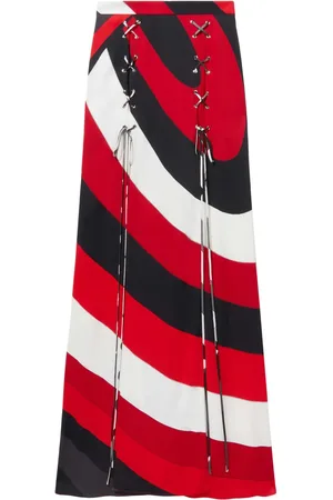Puccini Iride-print long skirt