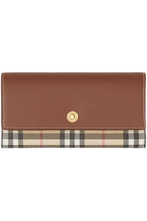 Quilted Leather Lola Continental Wallet in Oat Beige - Women