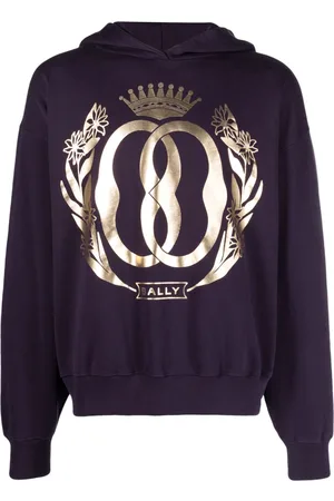 Bally Logo-print organic cotton hoodie