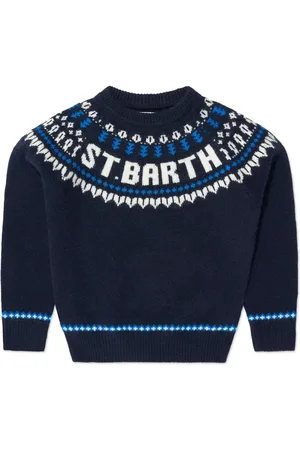 MC2 SAINT BARTH Fair isle-knit crew-neck jumper