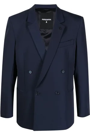 Patrizia Pepe Notched-lapels double-breasted blazer