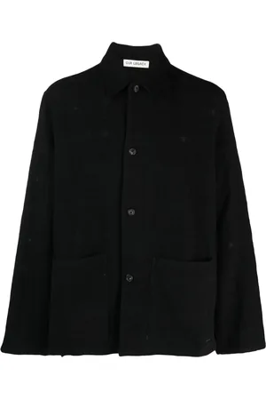 OUR LEGACY Maven felted shirt jacket