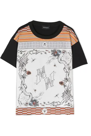 MONNALISA Illustration-print cotton T-shirt