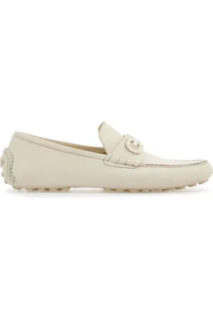 Salvatore Ferragamo Gancini-plaque leather loafers