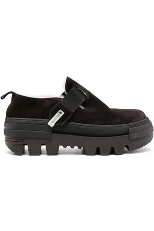 Premiata Shearling-lining suede loafers