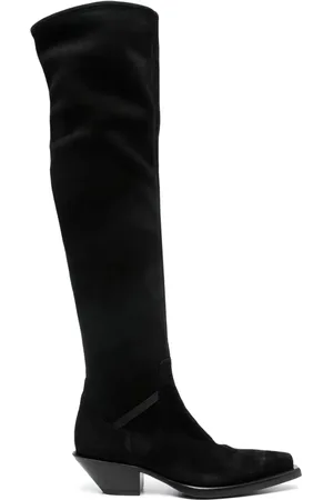 Premiata 50mm suede knee-high boots