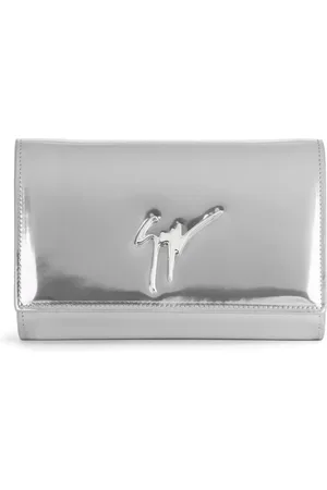 Giuseppe Zanotti Cleopatra leather clutch