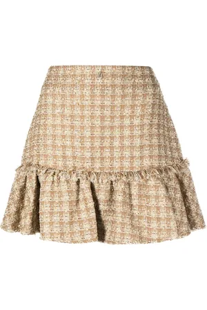 Twin-Set A-line boucl?? skirt