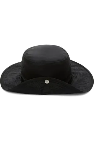 Jil Sander Wide-brim drawstring bucket hat