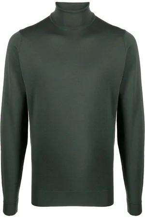 JOHN SMEDLEY Roll-neck virgin-wool jumper