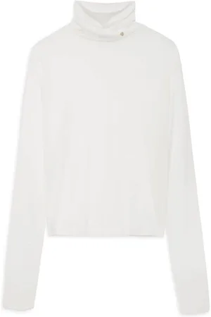 ANINE BING Lia logo-plaque jumper