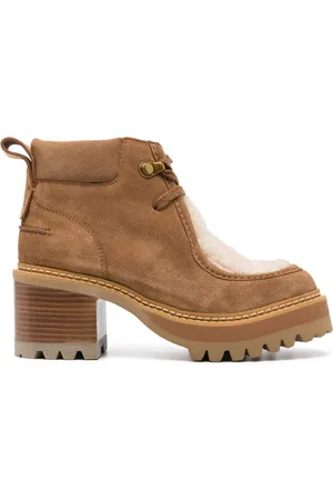 See by Chloé Jillie lace-up ankle boots