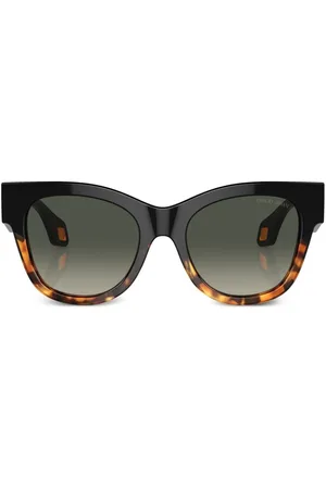 Giorgio Armani Tortoiseshell-effect cat-eye sunglasses