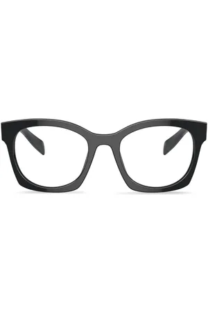 Prada Logo-print square-frame glasses