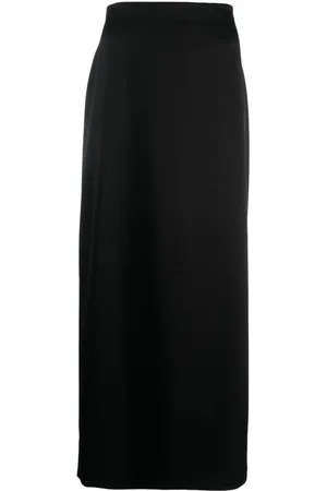 Lanvin Satin midi skirt