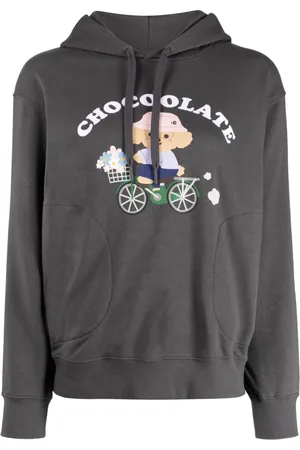 Chocoolate Graphic-print drawstring hoodie