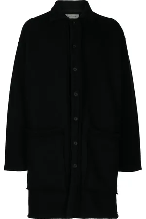 YOHJI YAMAMOTO Raw-edge knitted cardigan