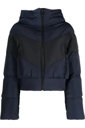 Fusalp Chevron-stripe padded ski jacket