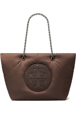 Tory Burch Robinson Perforated Colorblock Leather Shoulder Bag