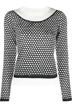 Vaquera Polka dot-print long-sleeve T-shirt