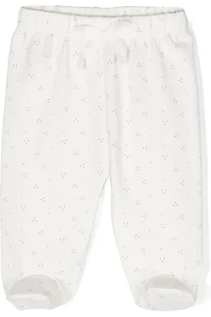 KNOT Homer micro-dot drawstring trousers