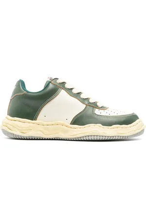 Maison Mihara Yasuhiro Wayne panelled leather sneakers