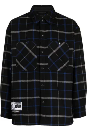 Izzue Check-print flannel shirt